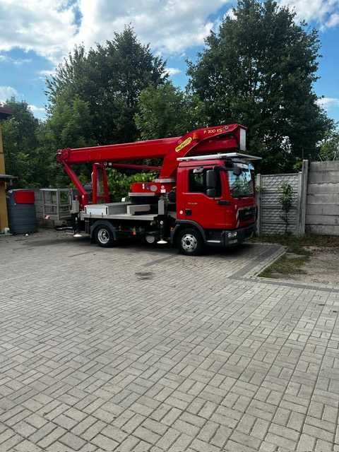 Zwyżka, Usługi, Podnośnik koszowy wynajem, podnośnik nożycowy wynajem.