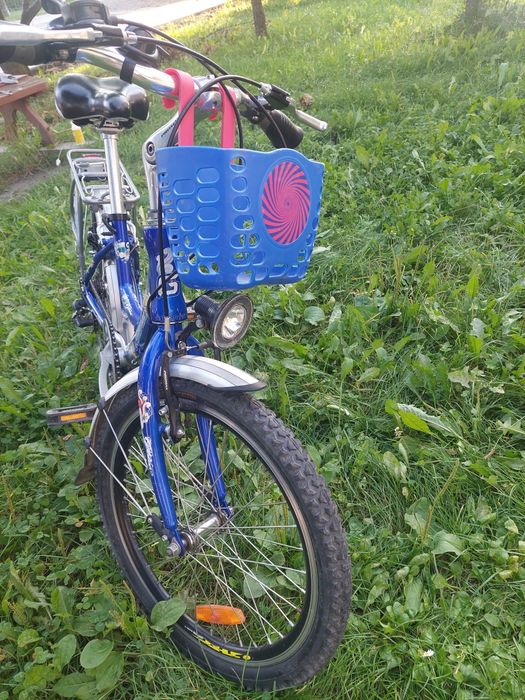 Rower 20 cali niebieski 1x6