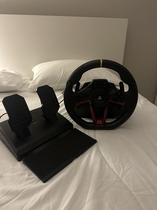 Volante hori racing whell apex wireless para ps4 novo