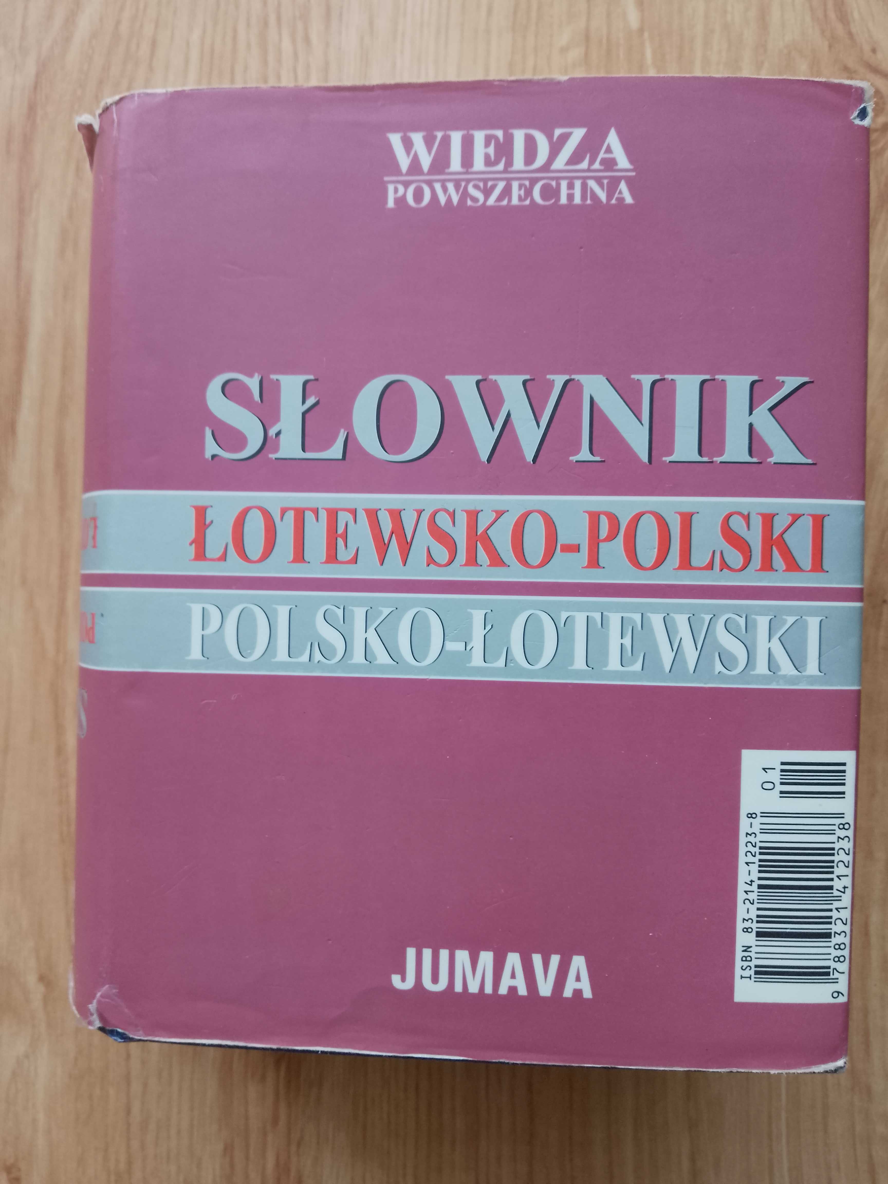 Słownik polsko- łotewski, łotewsko-polski
