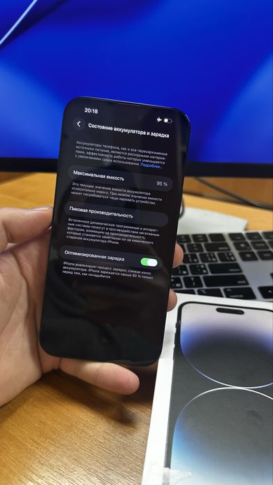 iPhone 14 pro max 256 gb space black sim+e-sim