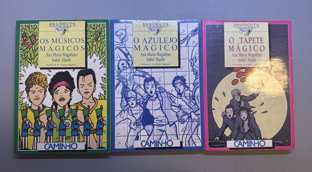 Livros Coleção 4 Gémeos, Viagens no Tempo, Asa Delta, 1001 Dectectives