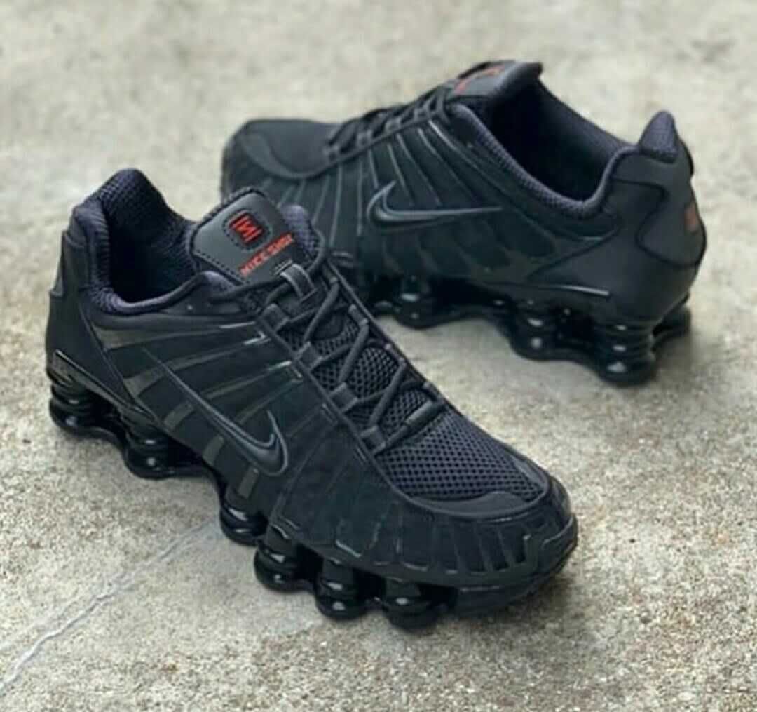 Nike Shox TL ténis alta qualidade pretas