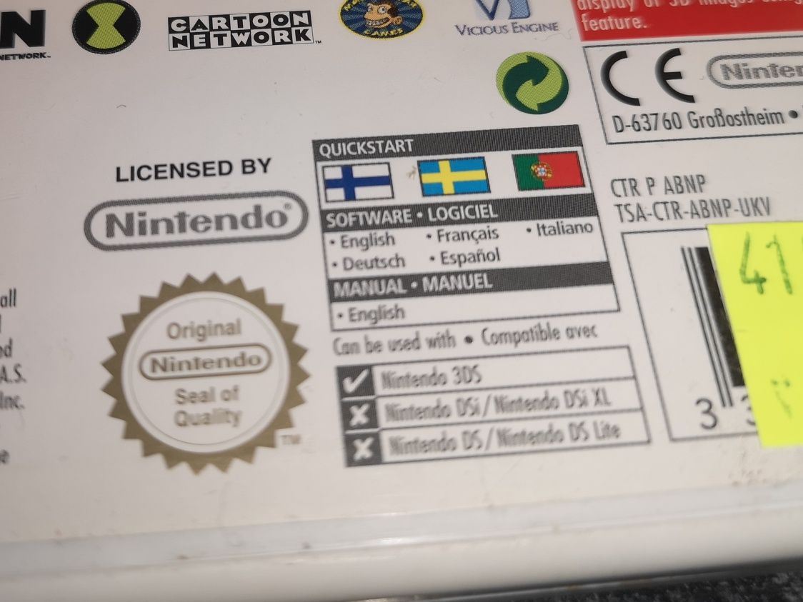 Ben 10 Galactic Racing 3DS 2DS Nintendo gra (możliwość wymiany) sklep