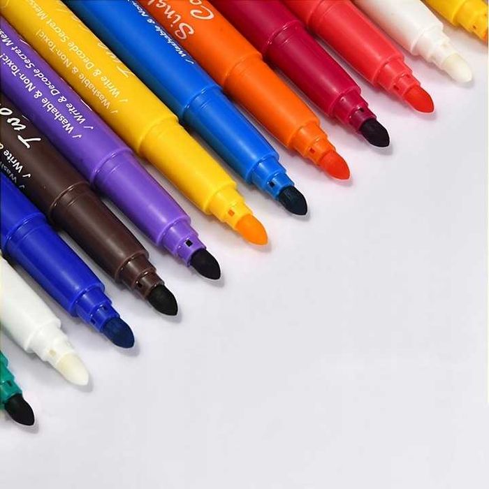 Magiczne Pisaki 25 Szt Flamastry Zmieniające Kolor