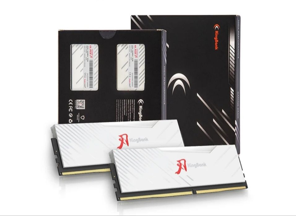 Оперативна пам'ять ddr5 KingBank RGB 64ГБ 6000 МГц