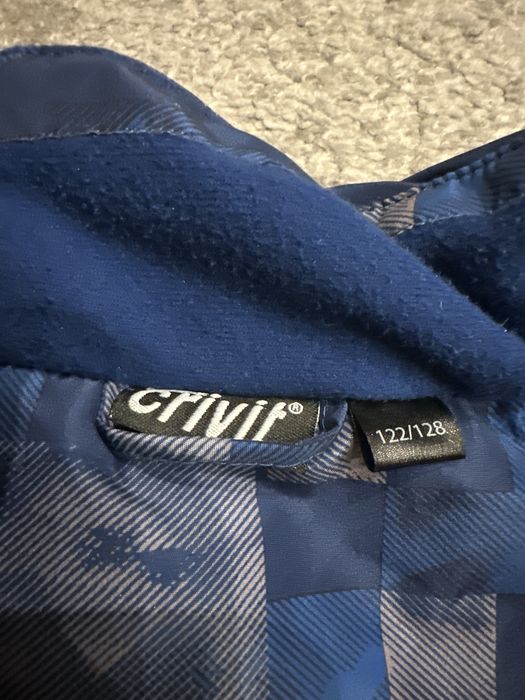 Kurtka granatowa narciarska Lidl 122/128 cm