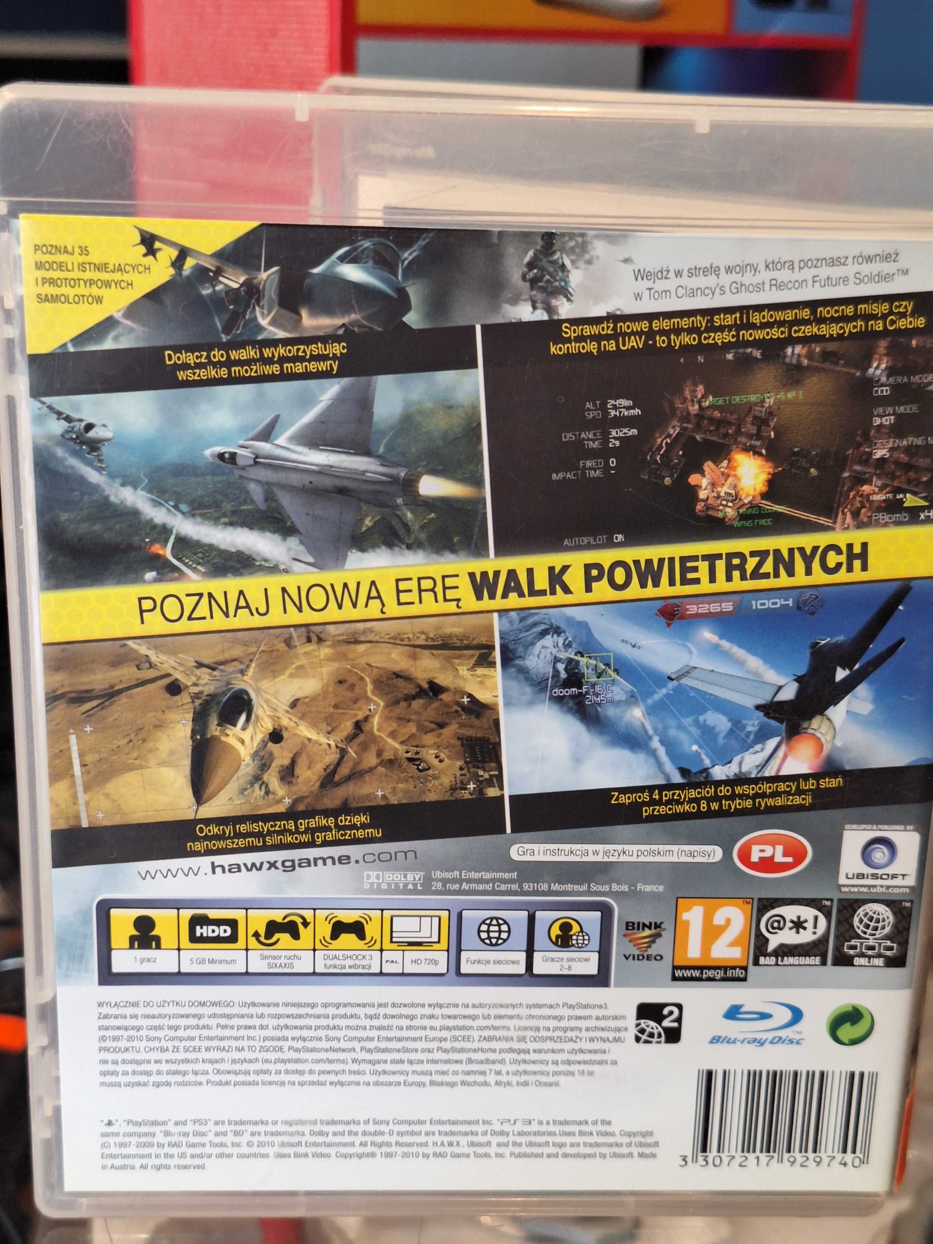 Tom Clancy's HAWK 2 PS3, BDB, Sklep Centrum Grania