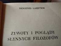 Diogenes Laertios żywoty i poglądy słynnych filozofów