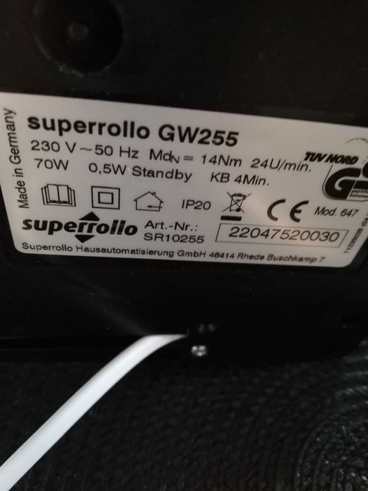 Zwijacz do rolet Superrollo GW255