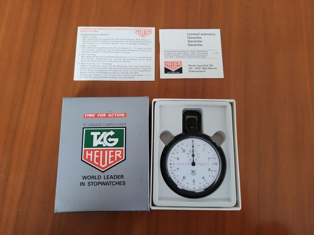 Stoper Tag Heuer 603.914  retro vintage  rowing chronometer stopwatch