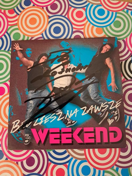 Płyta weekend z autografami