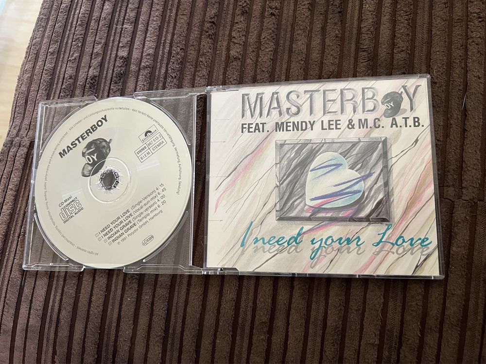 Eurodance: MASTERBOY - I Need Your Love maxi singiel