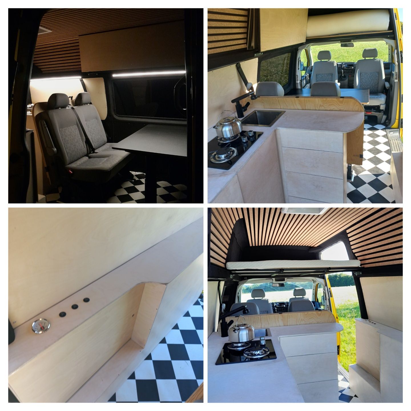Wynajem kamper campervan 4osobowy, klima, WC, panel fotowoltaiczny