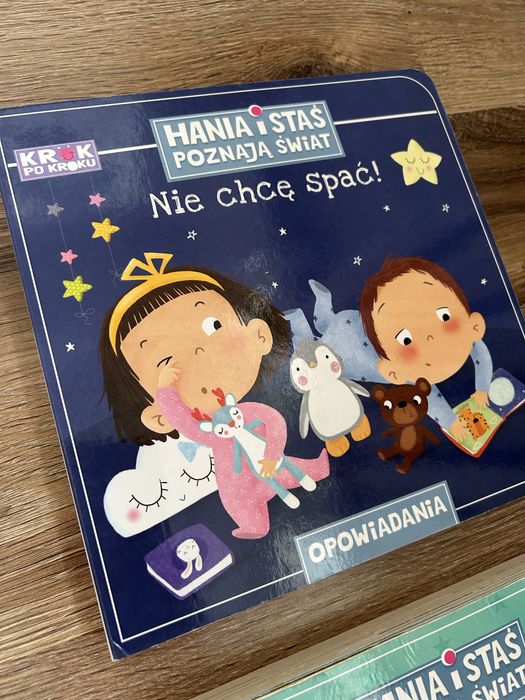 Zestaw książek Krok po kroku, Hania i Staś to moje, Nie chcę spać