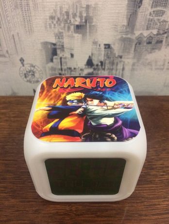 Часы-будильник хамелеон Наруто Naruto