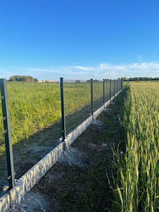 Ogrodzenie panelowe Panele ogrodzeniowe 3D Słupki Podmurówka PRODUCENT