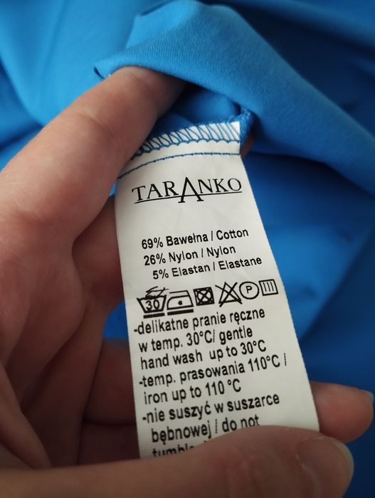 Niebieska sukienka Taranko