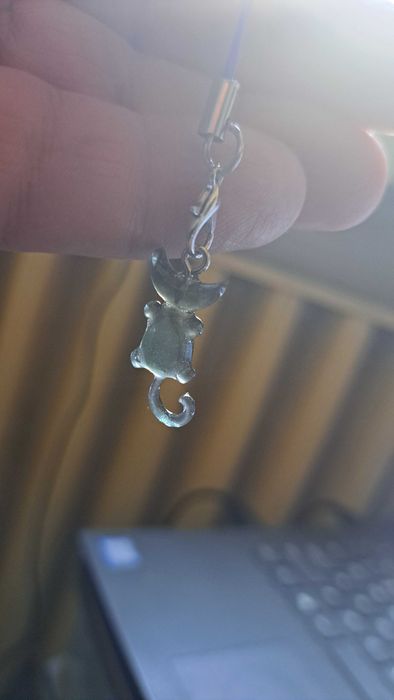 Handmade Wisiorek Zawieszka Kot? żywica uv