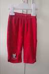 Bordowe spodnie 74 H&M