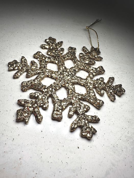 2 enfeites flocos 3D - novos