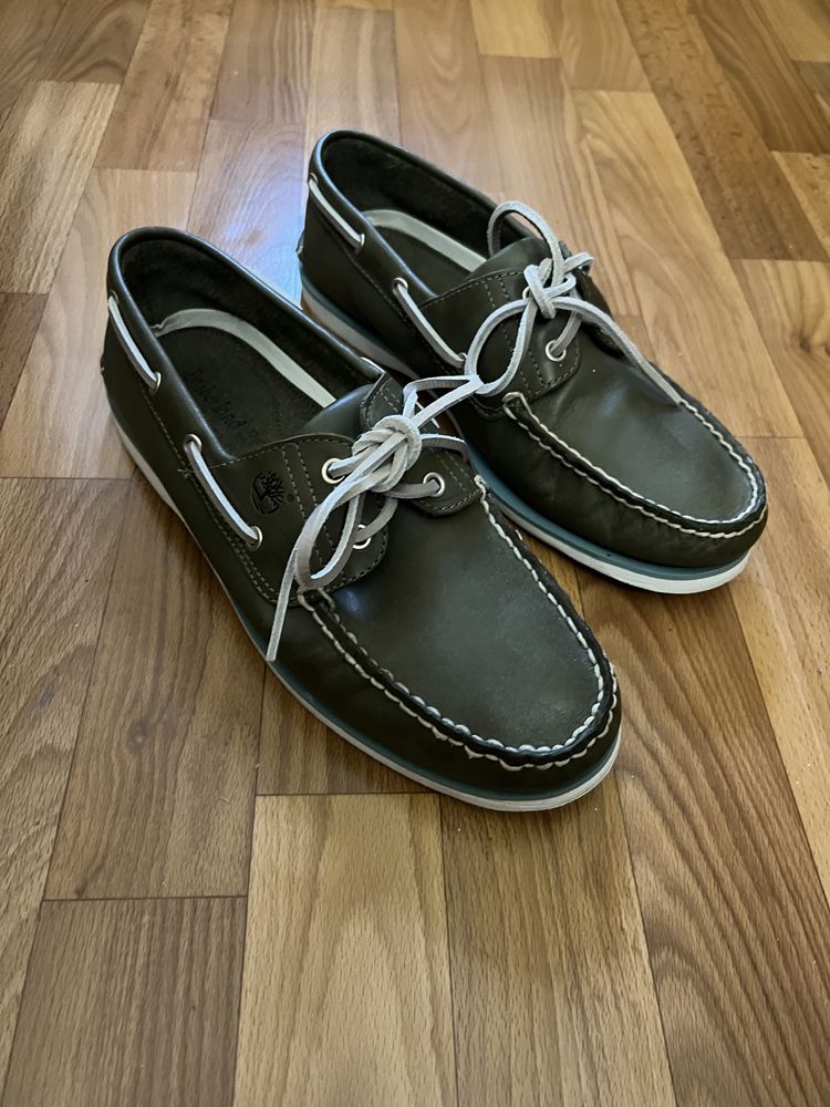 Чоловічі шкіряні топсайдери Timberland