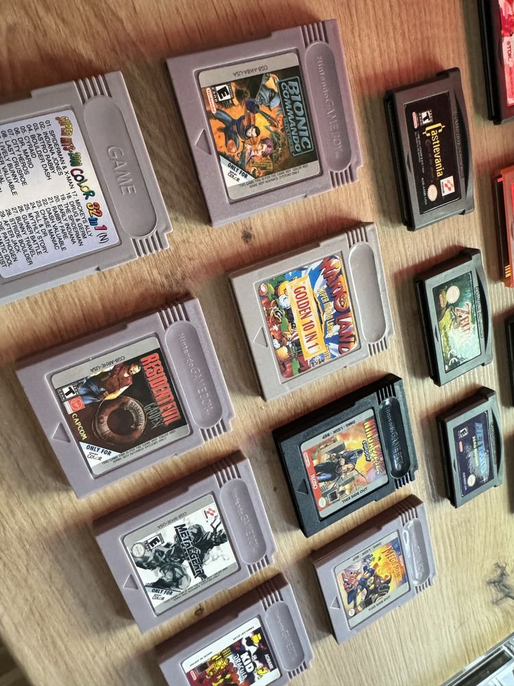Reprodukcje gier, fanowskie ROM-hacki Nintendo Game Boy Color, Advance