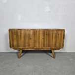 Komoda szafka pod tv PRL retro vintage loft drewniana fornirowana