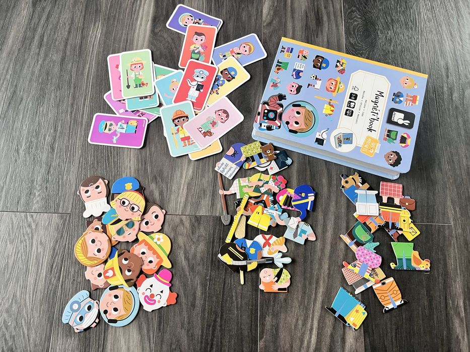 Janod, Magnetyczna układanka Zawody Magnetibook