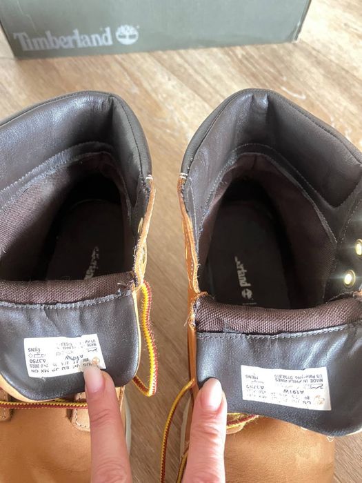 Ботинки кожаные Timberland  41/42