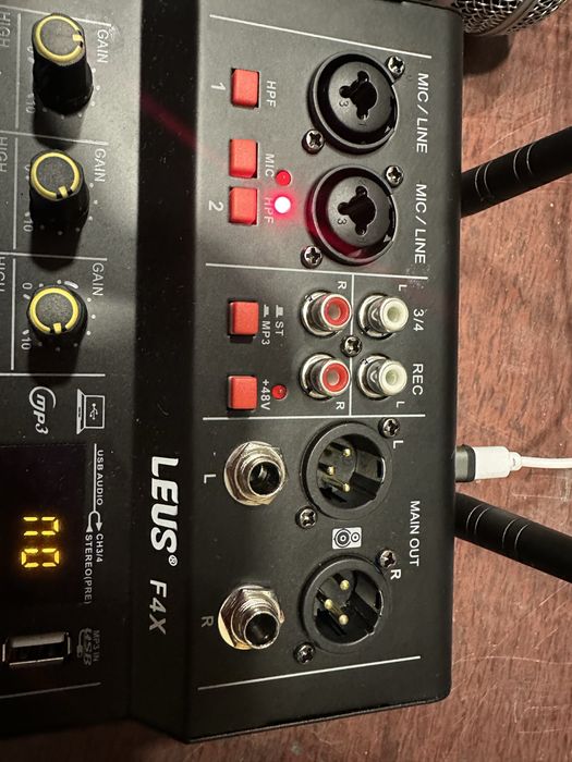 Mikrofony bezprzewodowe mixer audio dsp
