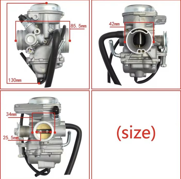 Карбюратор вакумний Bajaj boxer 150, 125