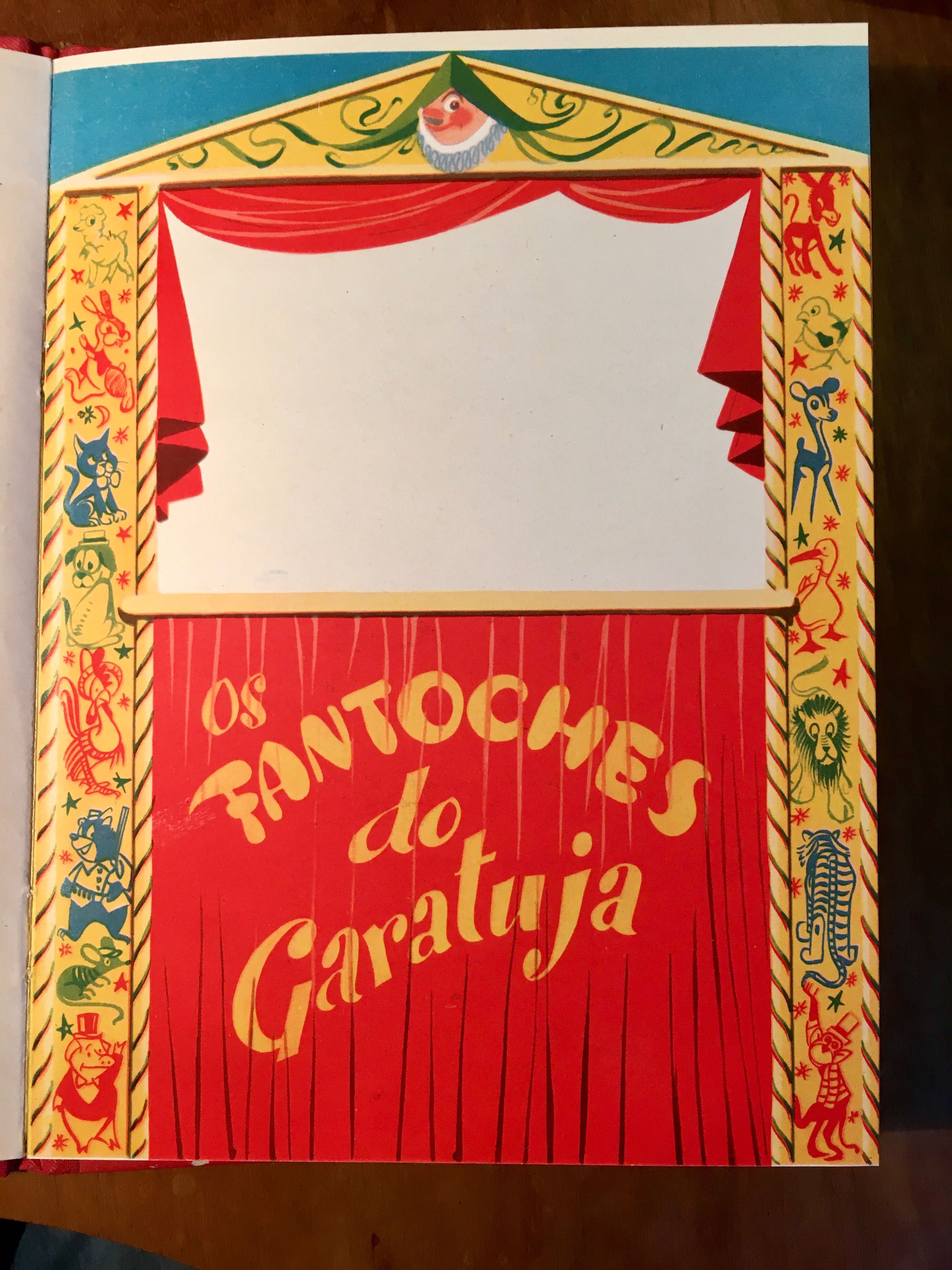 OS FANTOCHES de CARATUJA 1953 - livro infantil didáctico