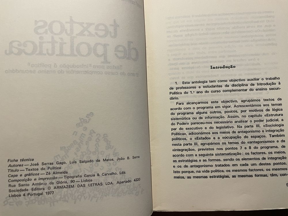 Manual Politca vintage
