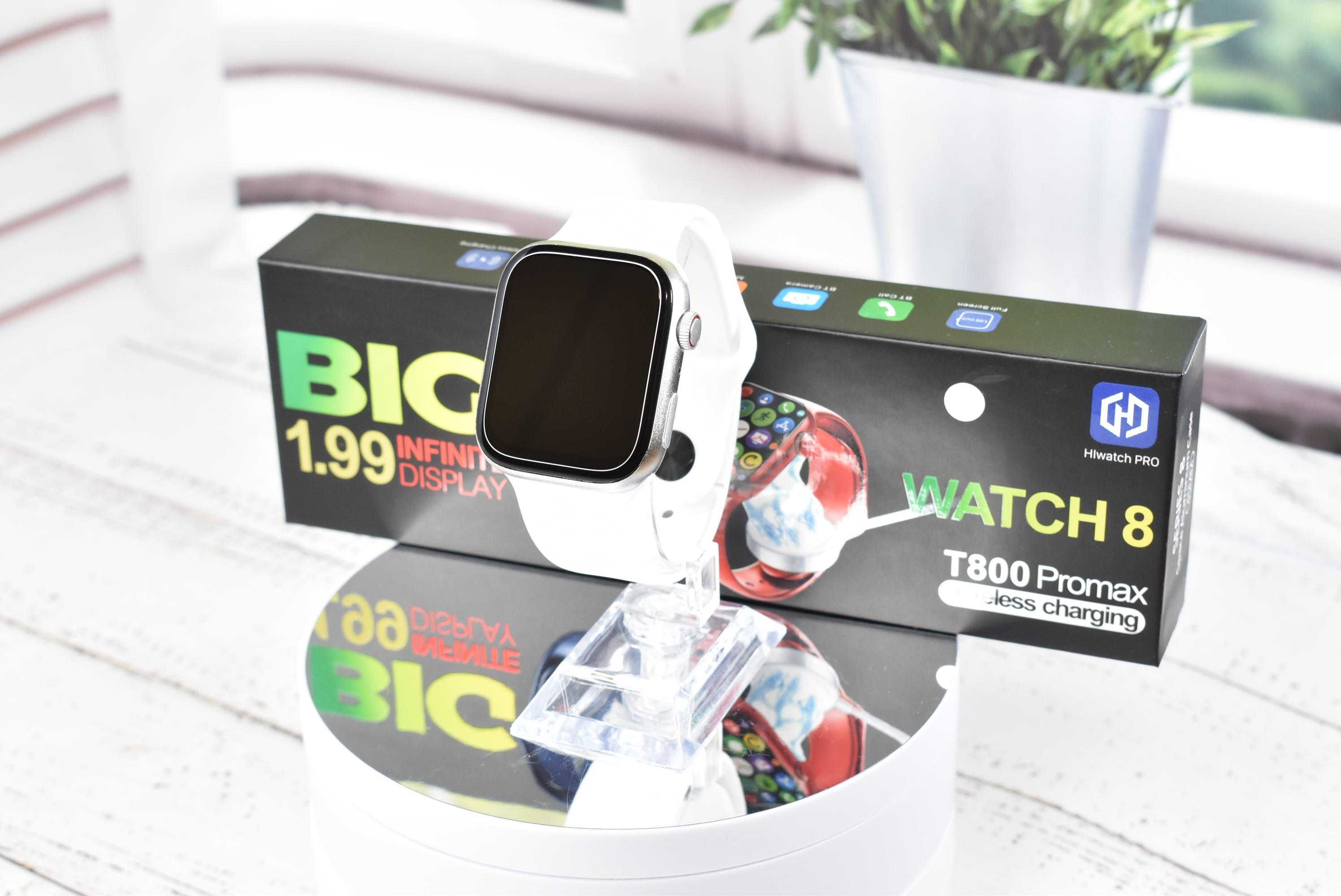 Смарт годинник Т800 Promax Smart watch Білий
