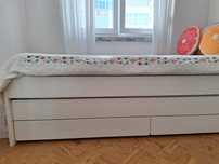 Cama Slakt Branca (Ikea)