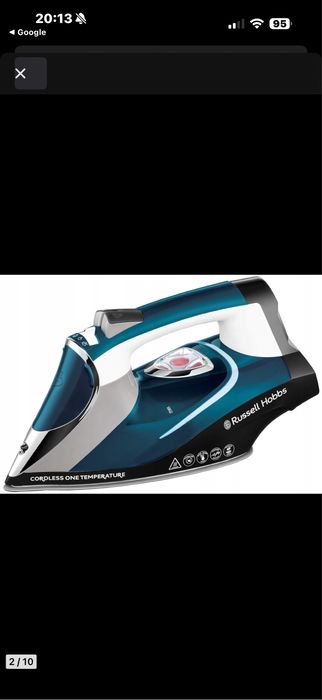 Żelazko bezprzewodowe russell hobbs