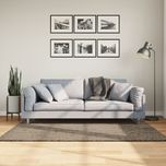 Vidaxl Dywan Istan Z Długim Runem, Połyskujący, Szary, 120X170 Cm