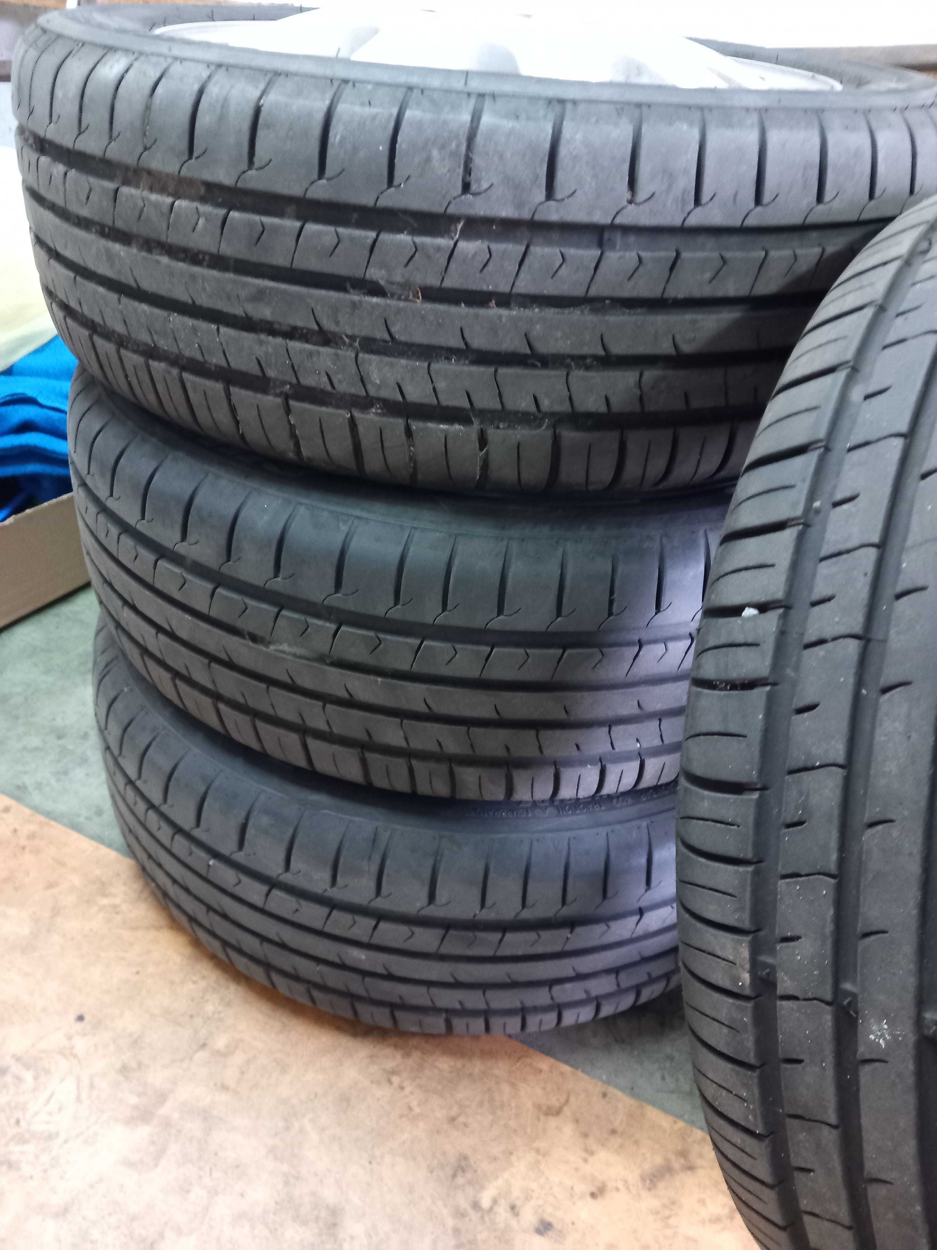 Koła Mercedes A140 alufelgi 15' 5x112 + opony 195/50 R15 letnie