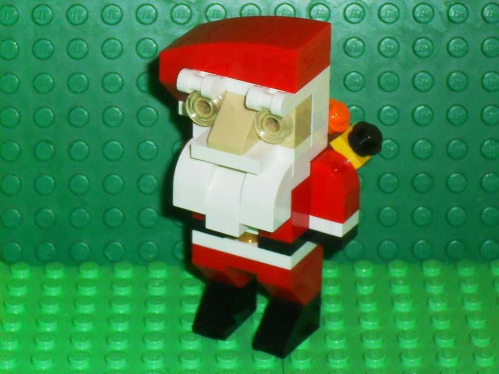 Lego Mikołaj duża figurka z klocków