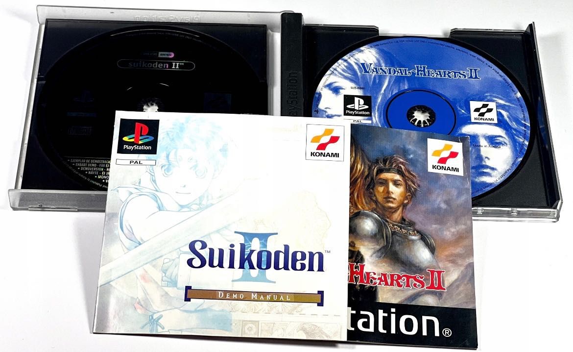 Vandal Hearts 2 Suikoden II Playstation 1 PS1 PSX