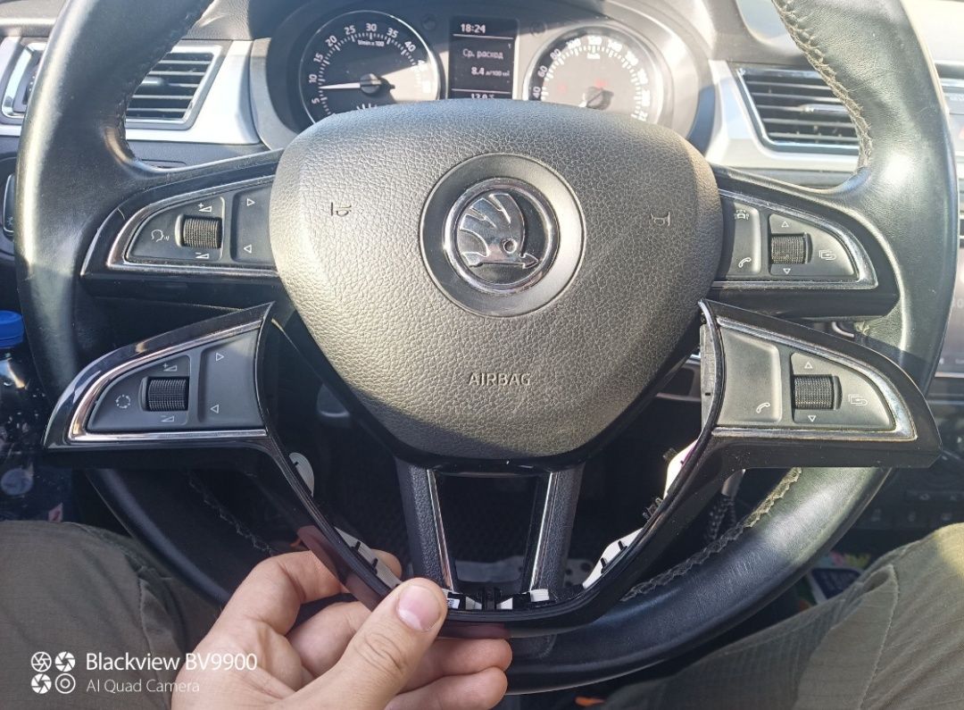 Skoda rapid кнопки мультикерма
