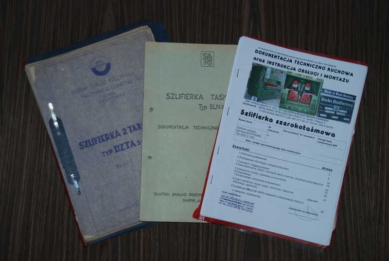 DTR maszyn do drewna i metalu