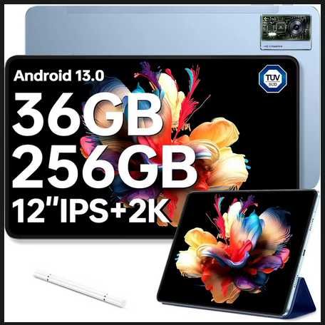 OUKITEL OT5 Tab 12". 36GB(12+24)/256, 2K, 11000mA+Чохол+Зарядка+Стілус