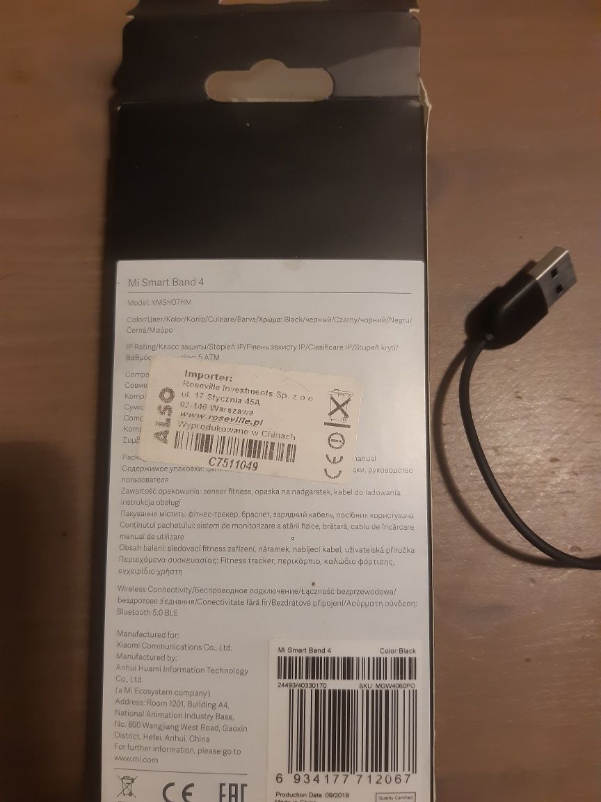 Opaska Mi smart Band 4