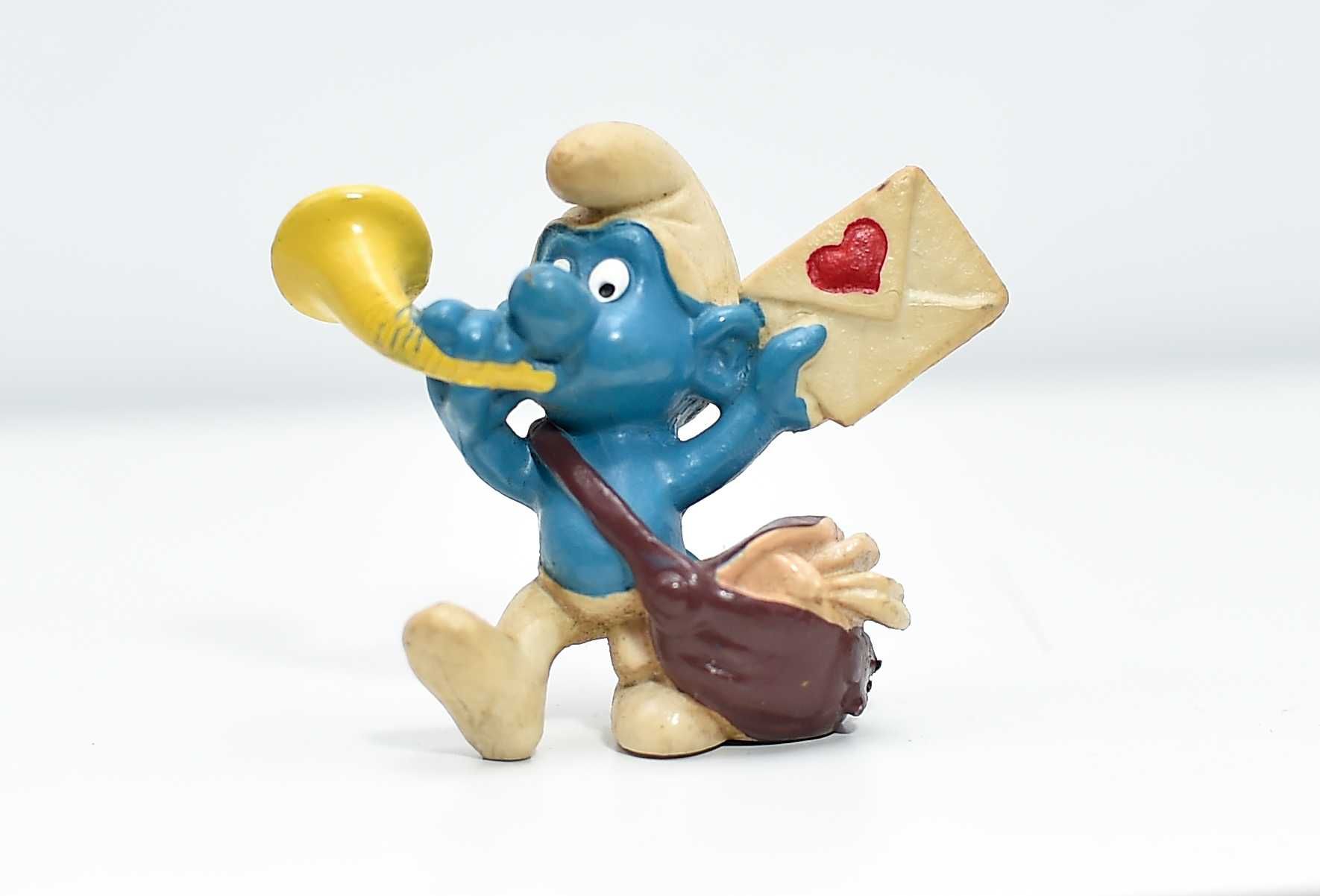 Schleich Schlelich - The Smurfs - 1978 - Postman Smurf