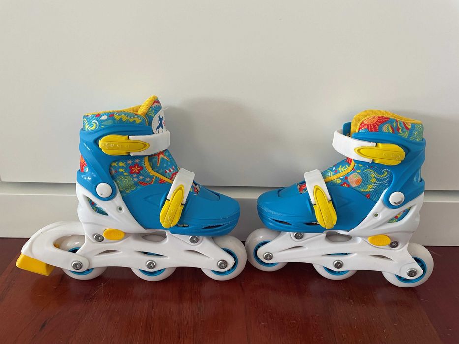 Patins / skates em linha - como novo - T 27-30