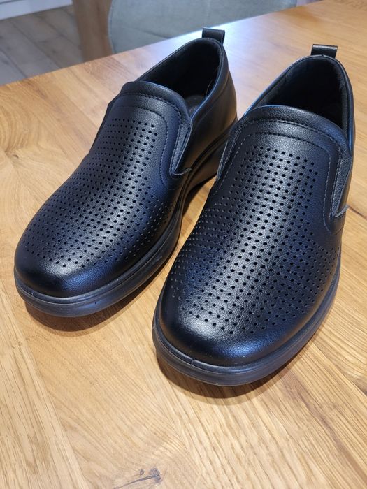 Buty męskie półbuty Lanetti 40 czarne