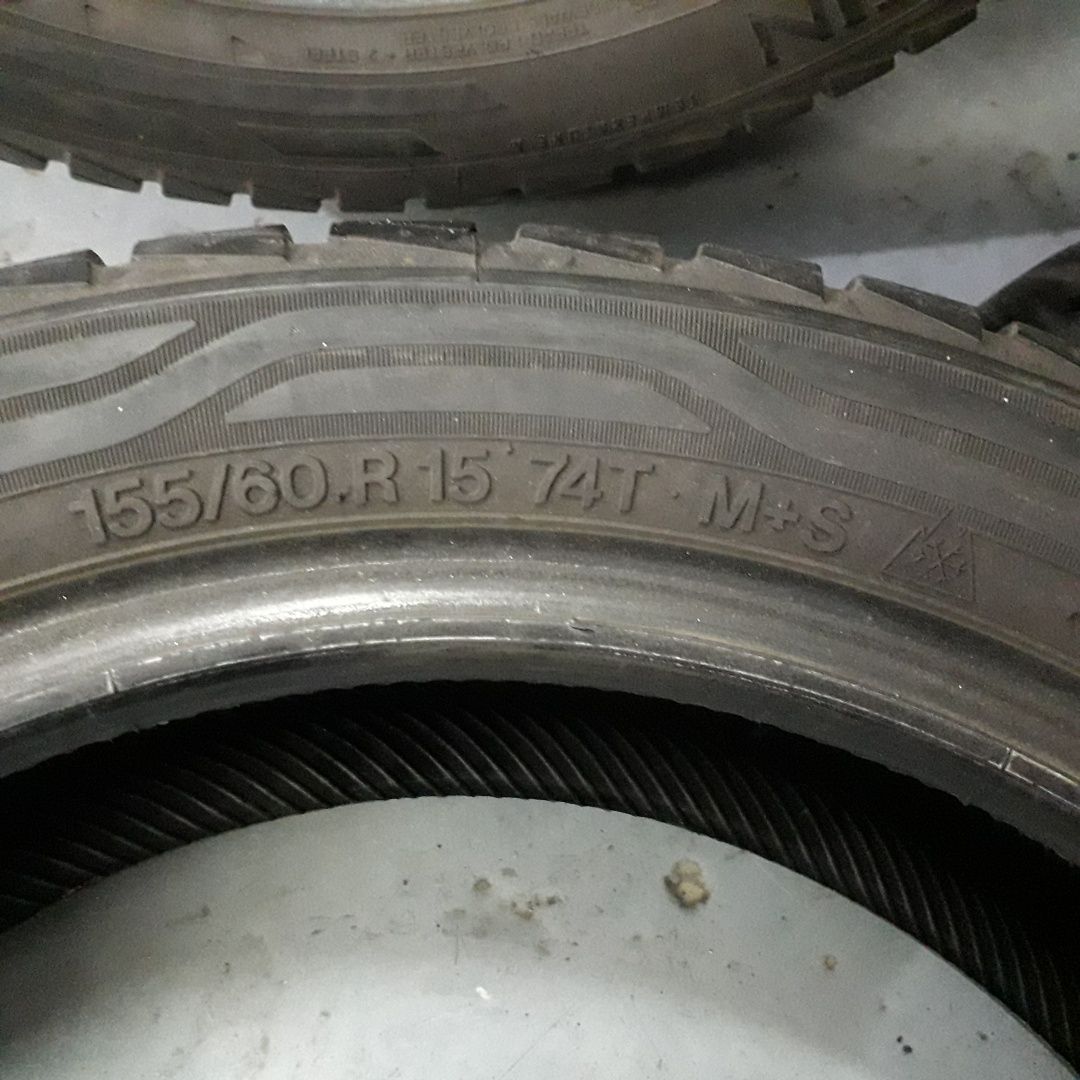 Комплек резины Vredestein QUATRAC 175/55 R15 и 155/60 R15 M+S