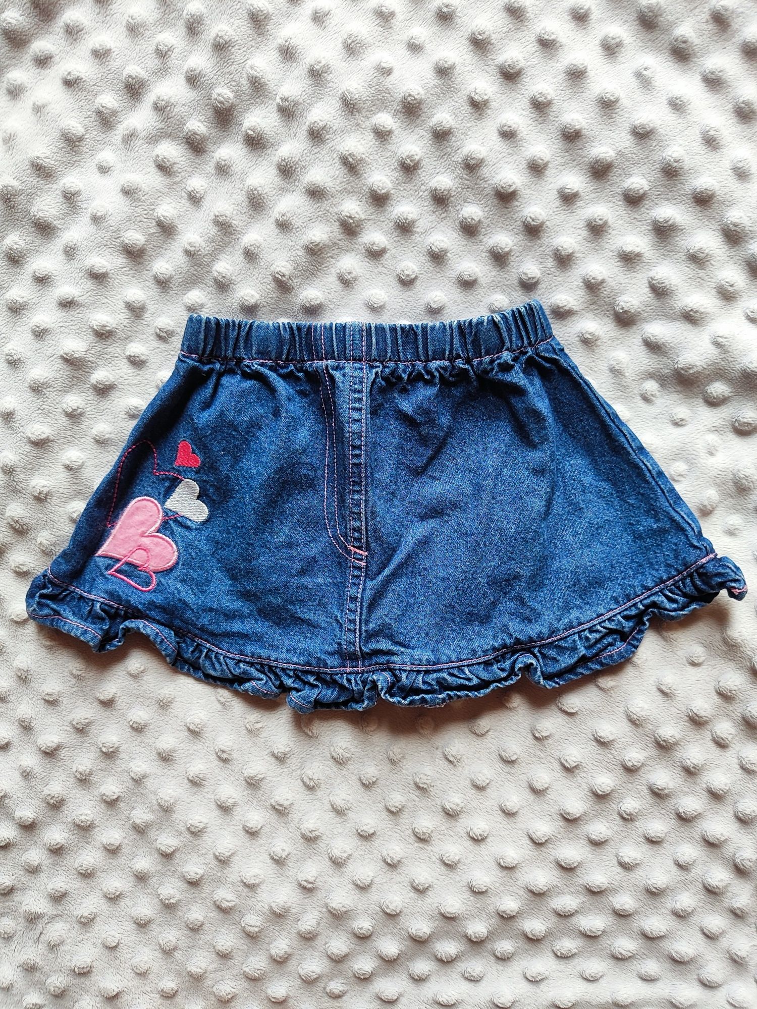 Spódniczka imitująca jeans 62